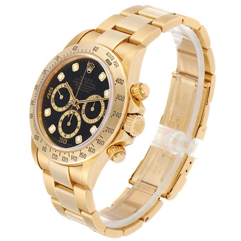 rolex daytona gold diamond dial|Rolex daytona gold diamond bezel.